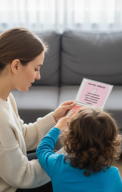 Cartonașe de conversație despre divorț pentru copii