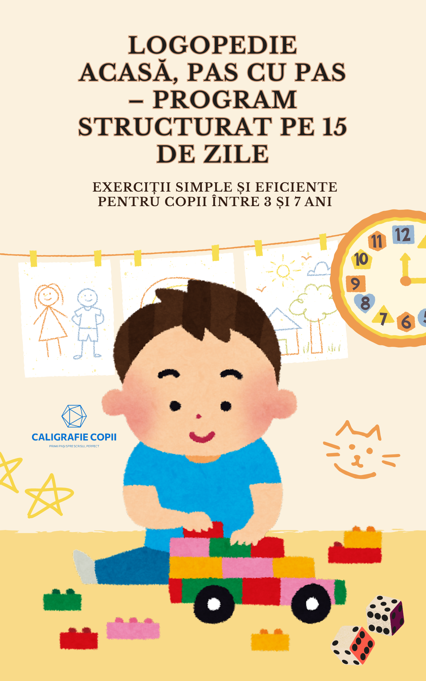 Logopedie acasă, pas cu pas – Program structurat pe 15 de zile(eBook PDF)