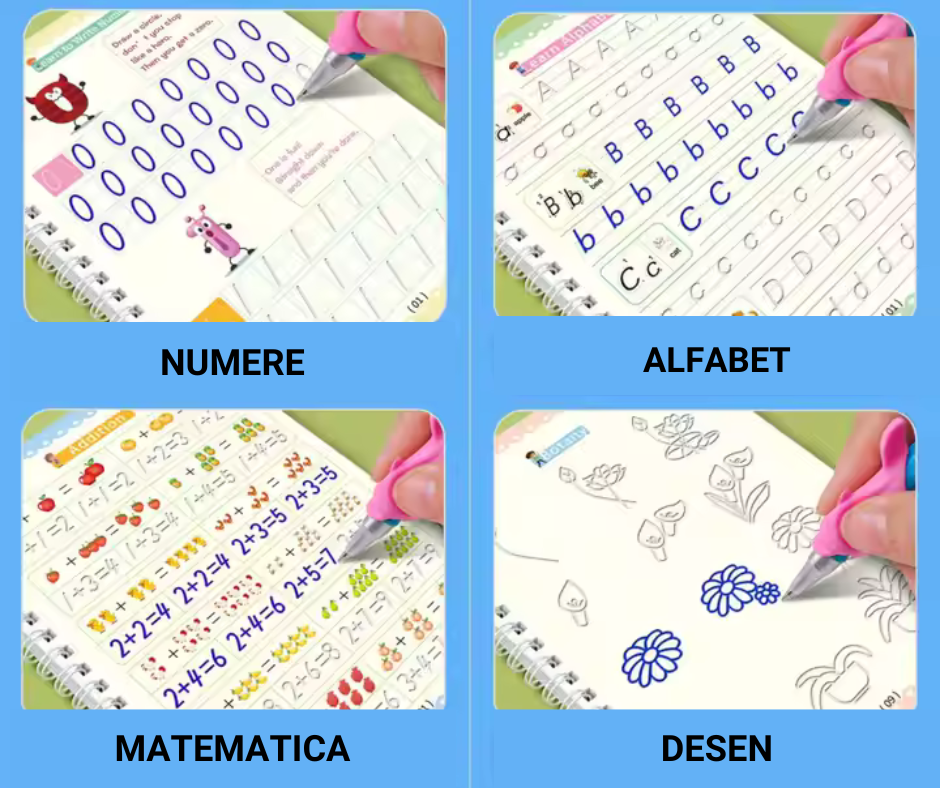 SET 4 CAIETE CALIGRAFIE